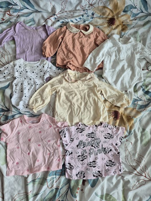 Mega paka 53 sztuki ubranka dla dziewczynki 50–74 Zara H&M C&A Sinsay