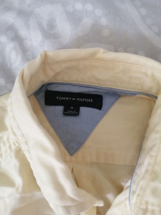 Żółta koszula regular fit Tommy Hilfiger M