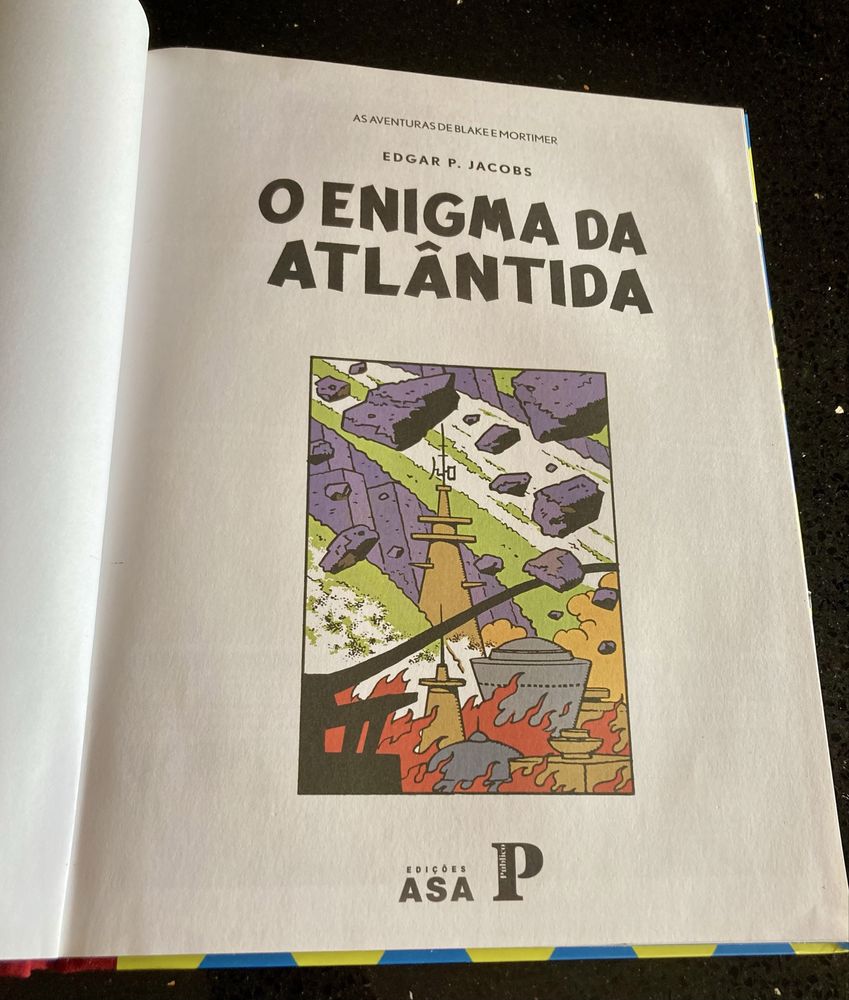 BD O Enigma da Atlântida Blake e Mortimer N.º 7