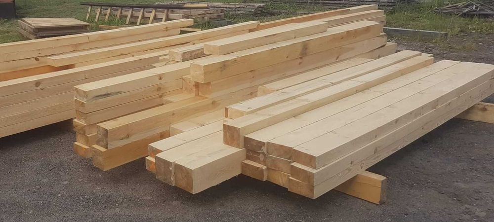 Kantówka sosnowa drewno budowlane wiaty altany zadaszenia więźba dach