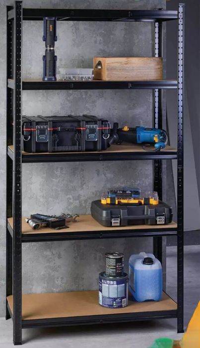 Regał metalowy warsztatowy magazynowy 5 półek 180x90x40