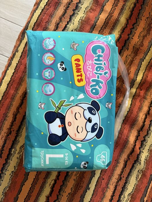 Chibi-Ko підгузки-трусики дитячі L 9-14 кг, 46 шт