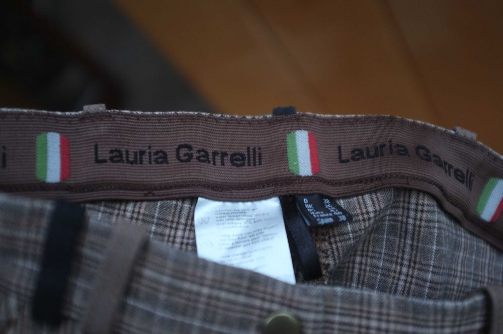 bryczesy legginsy spodnie jeździeckie Lauria Garrelli pełny lej kratka