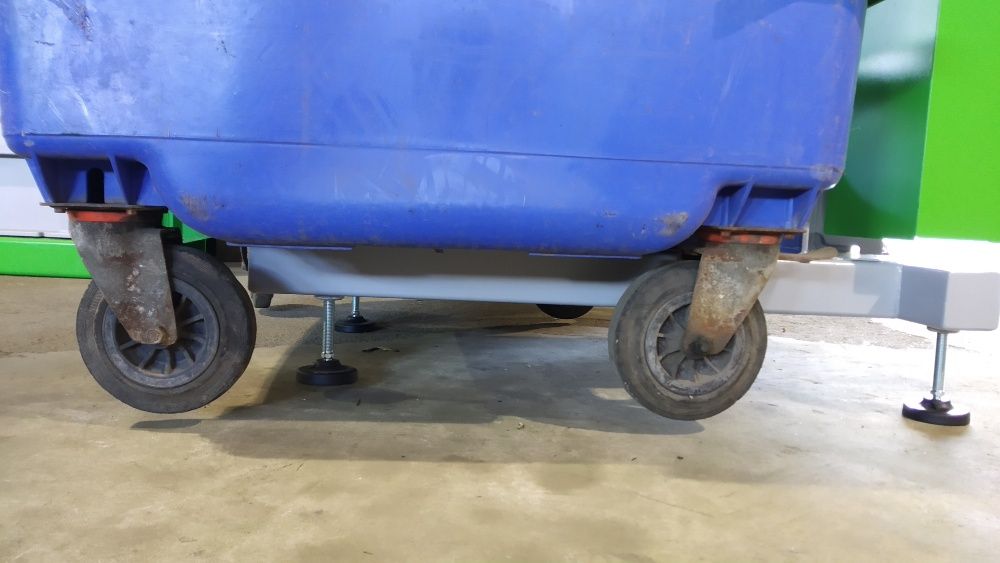 Prasa do odpadów komunalnych, prasa do śmieci 1100l, kup na RATY