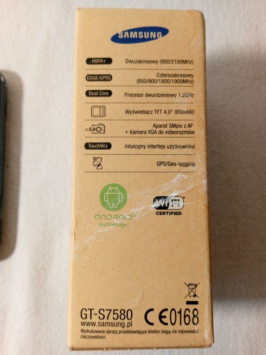 Samsung Galaxy Trend Plus - brak baterii i ładowarki