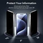 ESR Szkło hartowane do Apple iPhone 15 Pro 3 sztuki