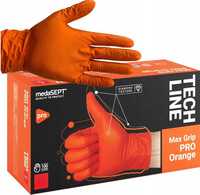 Rękawice Max Grip PRO Orange rękawice NITRYLOWE 100szt L,XL,XXL