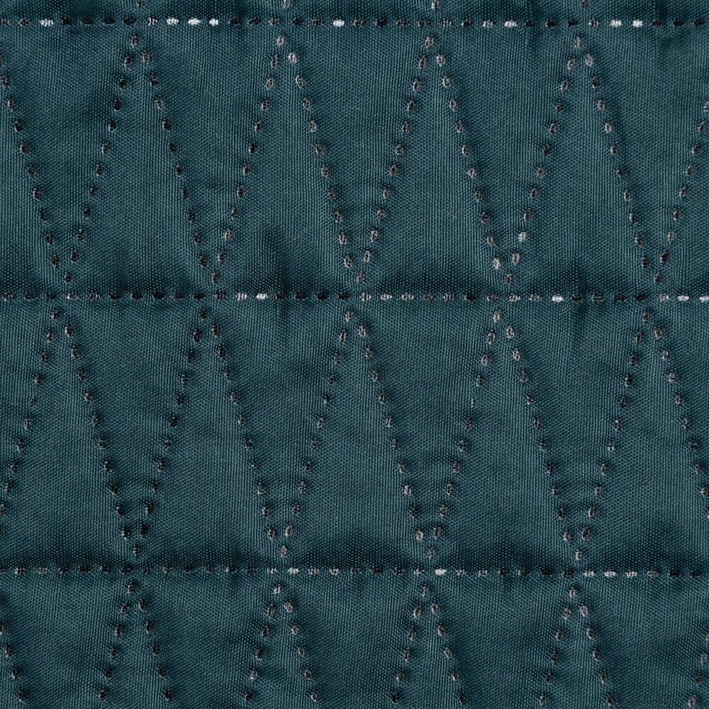 Narzuta na fotel 70x160 Boni turkusowa ciemna geometryczna
