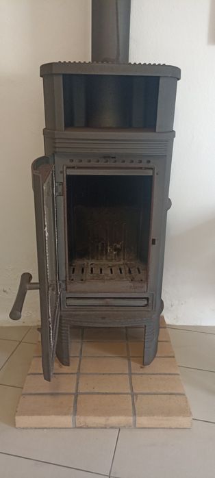 Salamandra ferro fundido a lenha