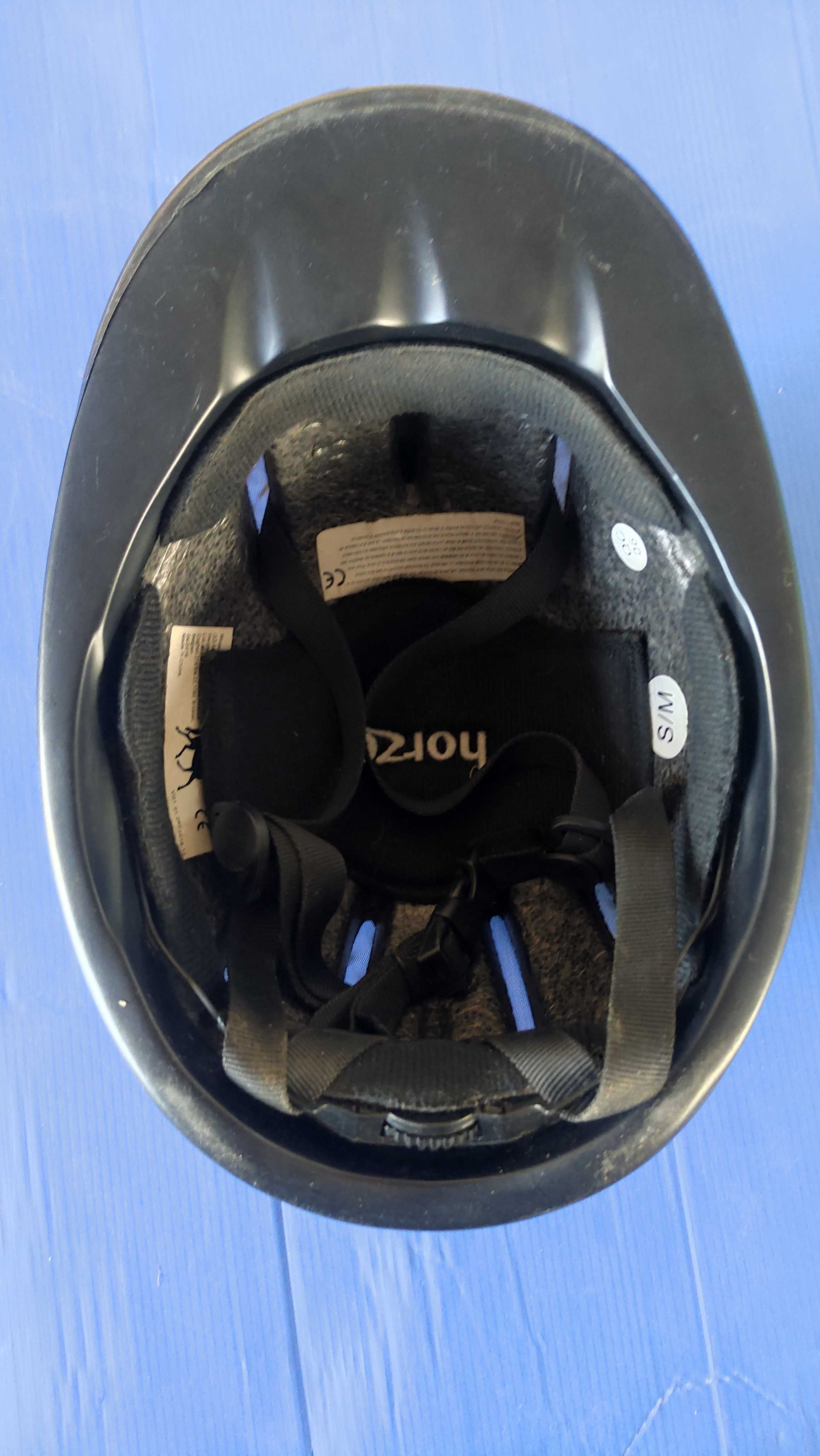 Kask jeździecki Horze Pacyfic czarny S/M 53-56 cm