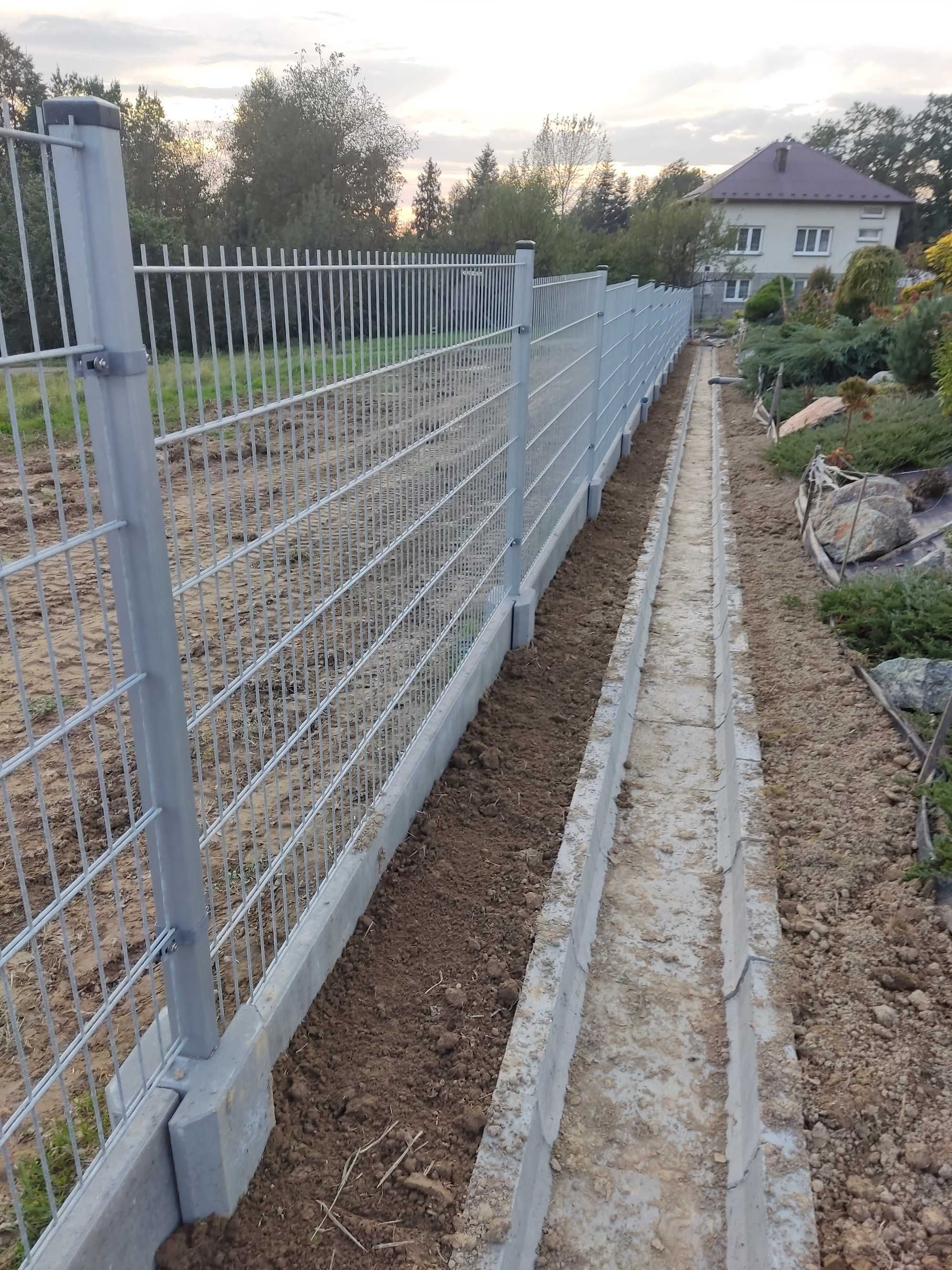 Ogrodzenie Panelowe Sprzedaż Montaż - 123 cm