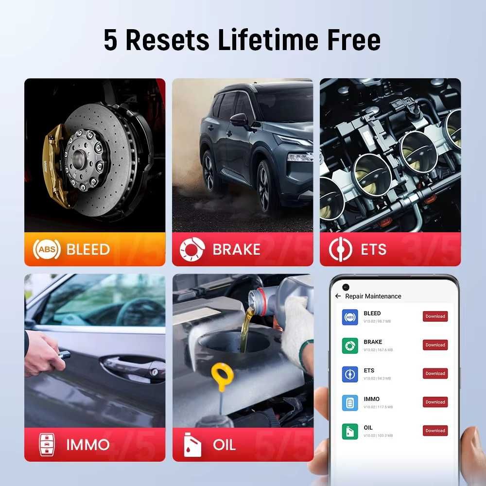 Автосканер Thinkcar BD6 сканер помилок ScanMate OBD2