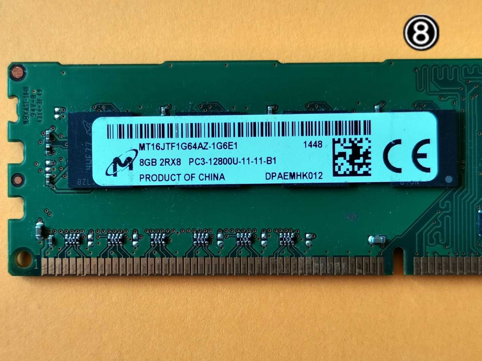 DDR3 8GB Micron 12800 -Komputer
