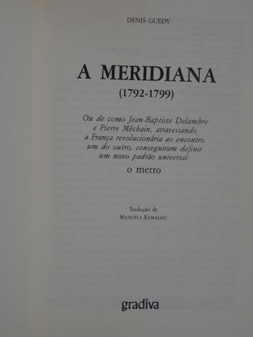 A Meridiana de Denis Guedj