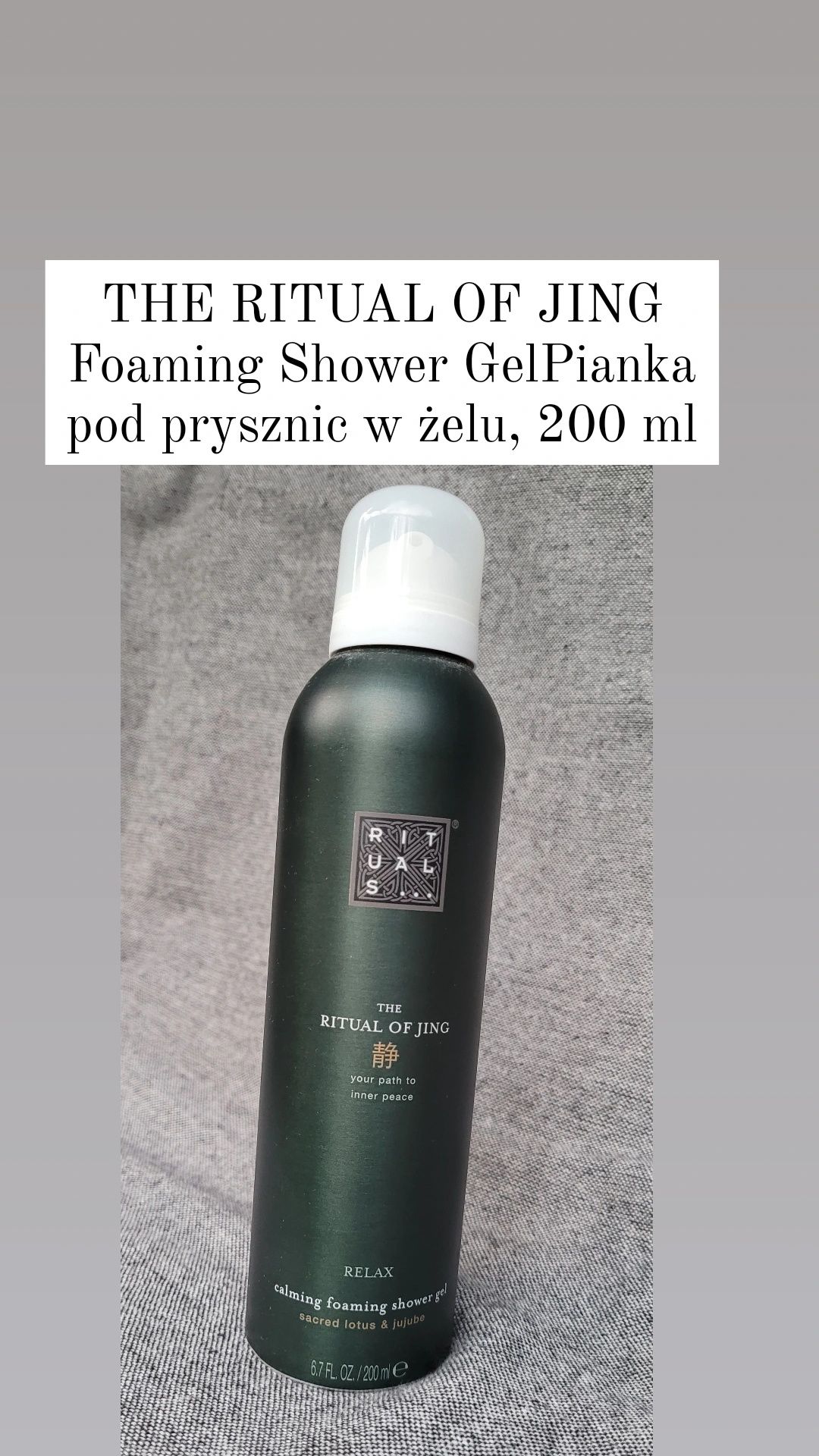 THE RITUAL Pianka pod prysznic w żelu, 200 ml
Foaming Shower
Foaming S