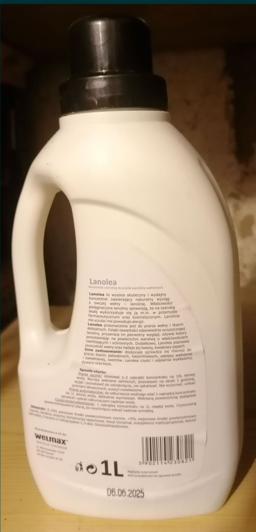Lanolina koncentrat do prania
