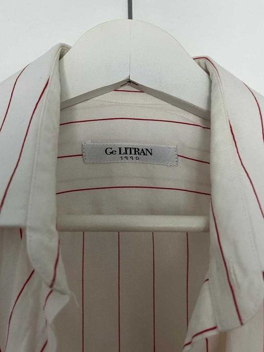 Camisa Manga Curta Riscas Algodão