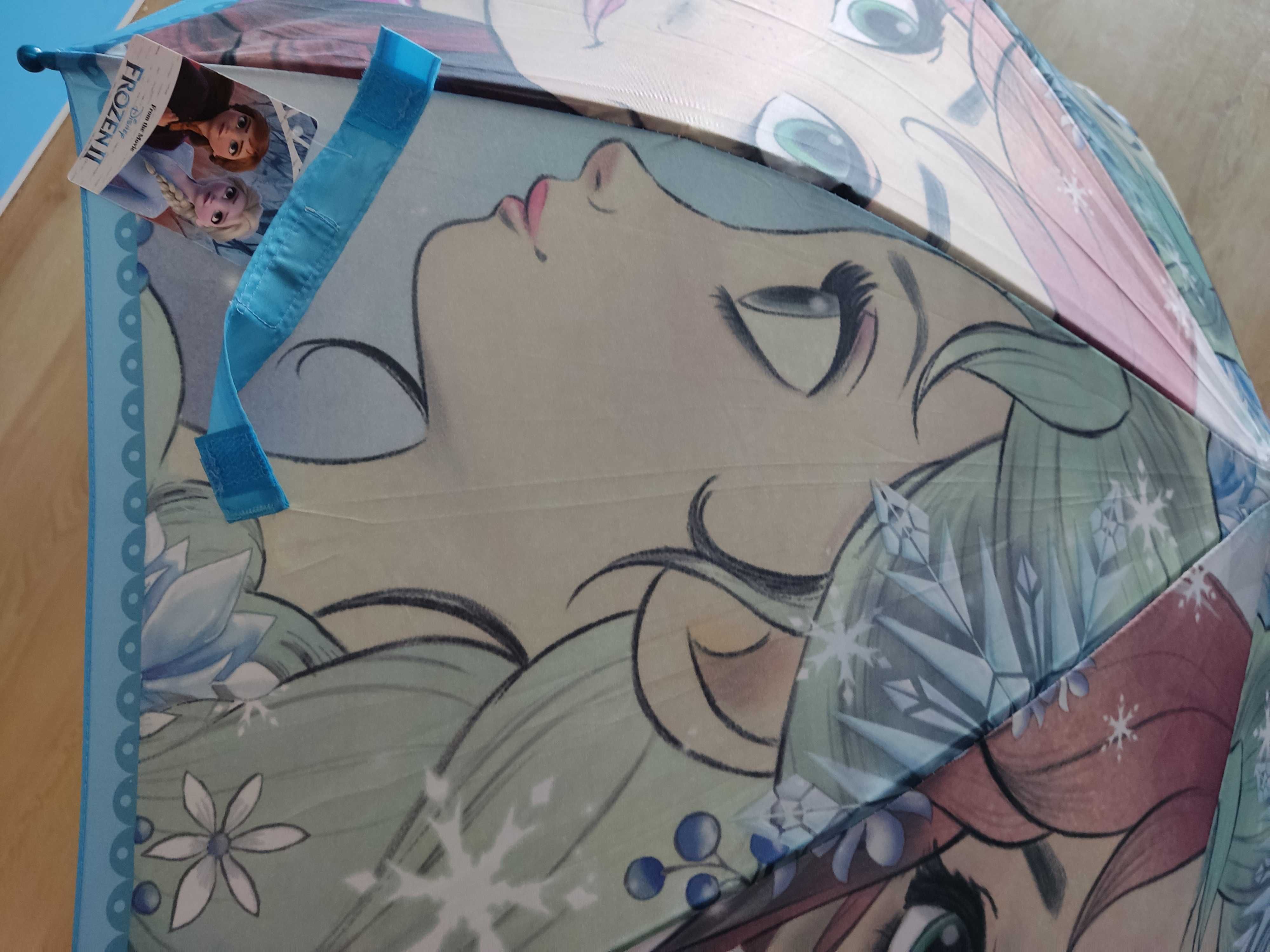 Guarda Chuva Frozen II Elsa e Ana com portes de envio incluídos