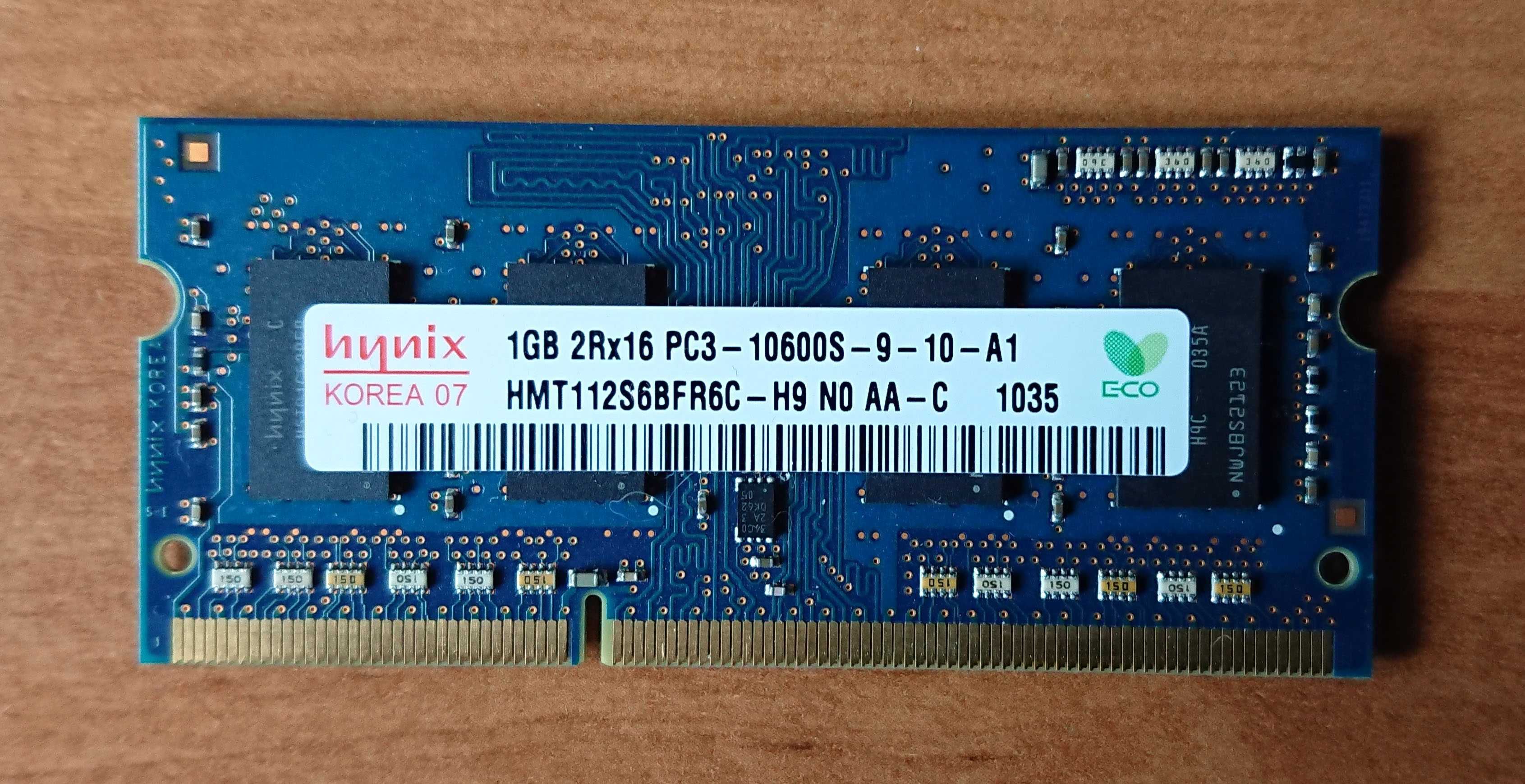 Оперативная память Hynix DDR3 1Gb 1333MHz (HMT112S6BFR6C-H9 N0 AA-C)