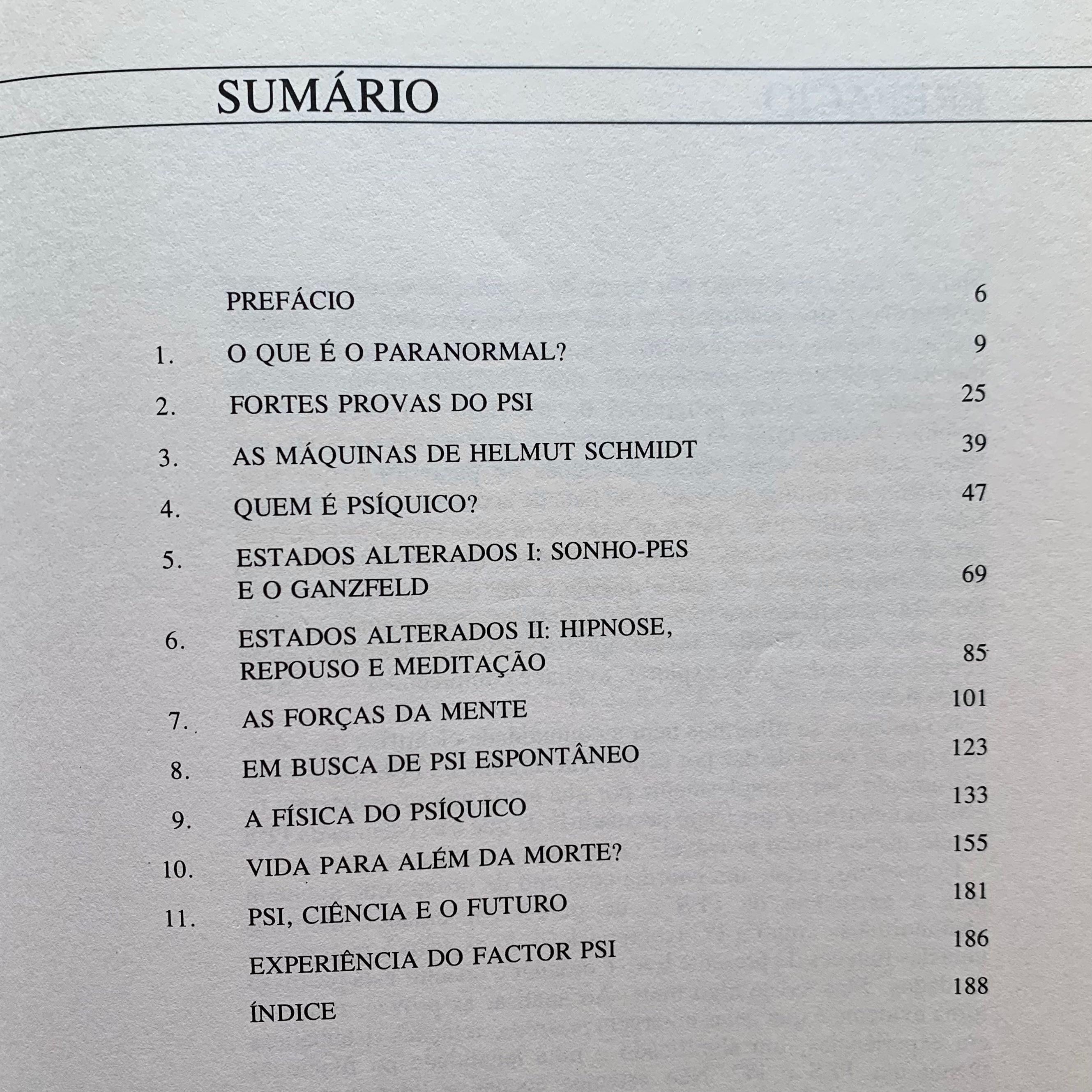 Livro sobre o Paranormal
