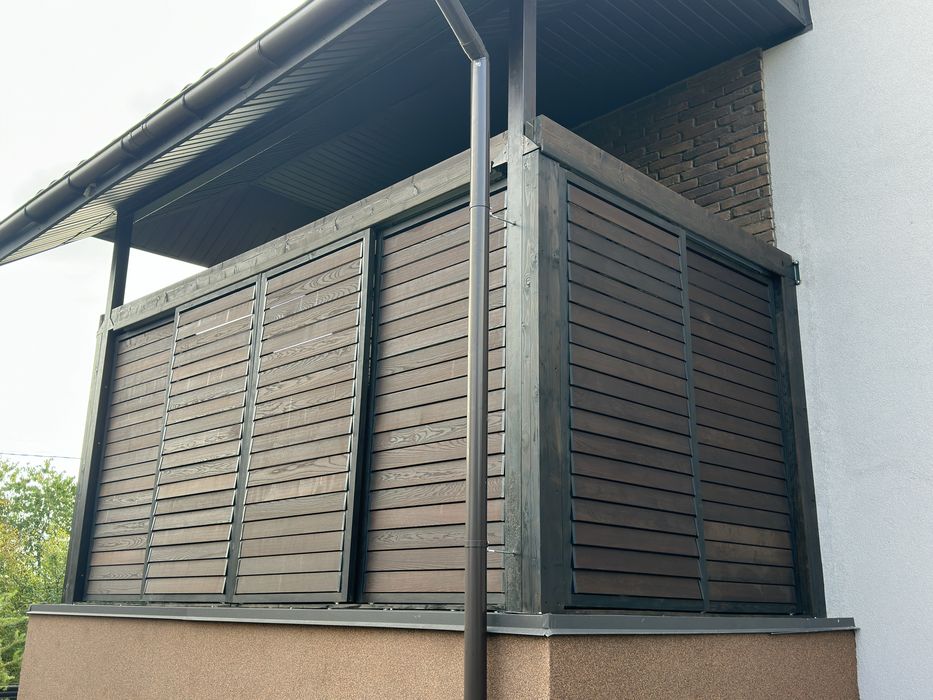 Садові далюзі , жалюзі на терасу і у альтанку