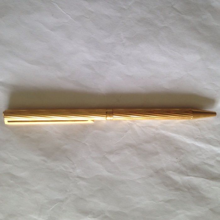 Винтаж золотая ручка ST Dupont Classique Vermeil France