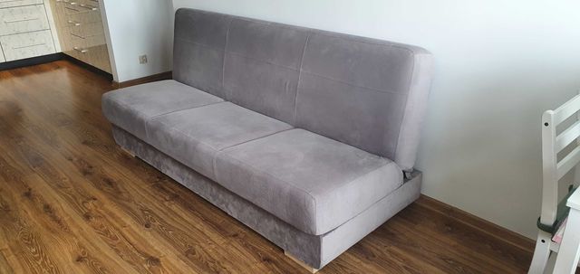 Kanapa, Sofa rozkładana, pojemnik na pościel, 200x85x90