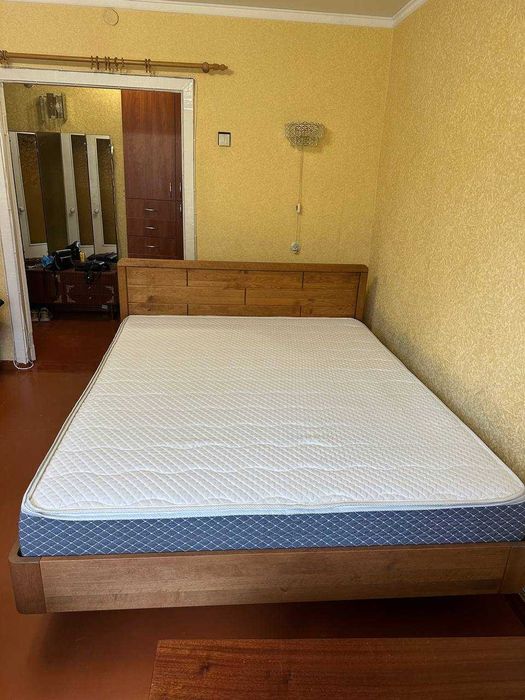 Ліжко Лауро 1600*2000 вільха колір олія-горіх