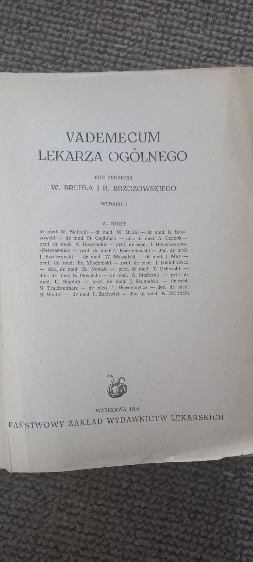 Vademecum lekarza ogólnego