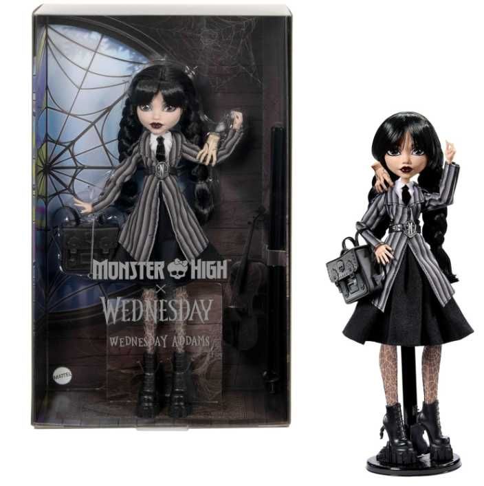 Лялька Монстр Хай Аддамс Венсдей Monster High X Wednesday HXJ04
