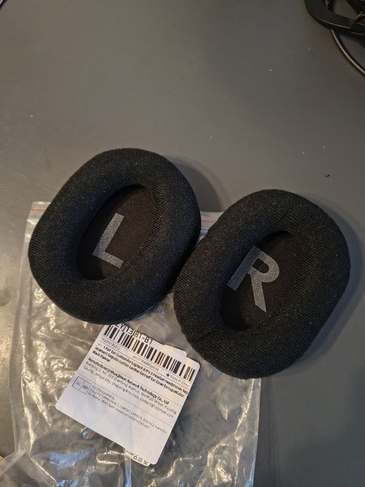 Nowe wkładki do słuchawek Logitech G Pro materiałowe nauszniki pady pi