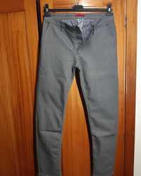 Calça homem tecido sarja cor cinza médio tamanho EUR40/42