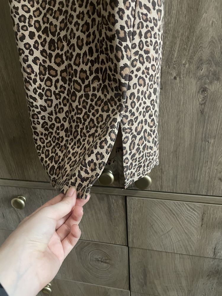Сукня міні в леопардовому принті