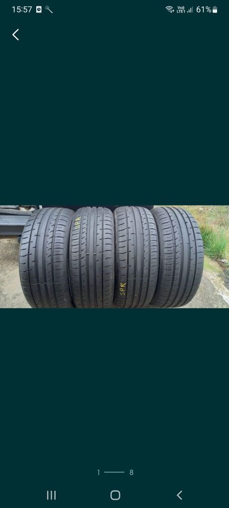 4x 215/50/18 Falken Azenis Komplet opon Letnich Nowe