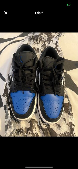 Jordan 1 azul e branco