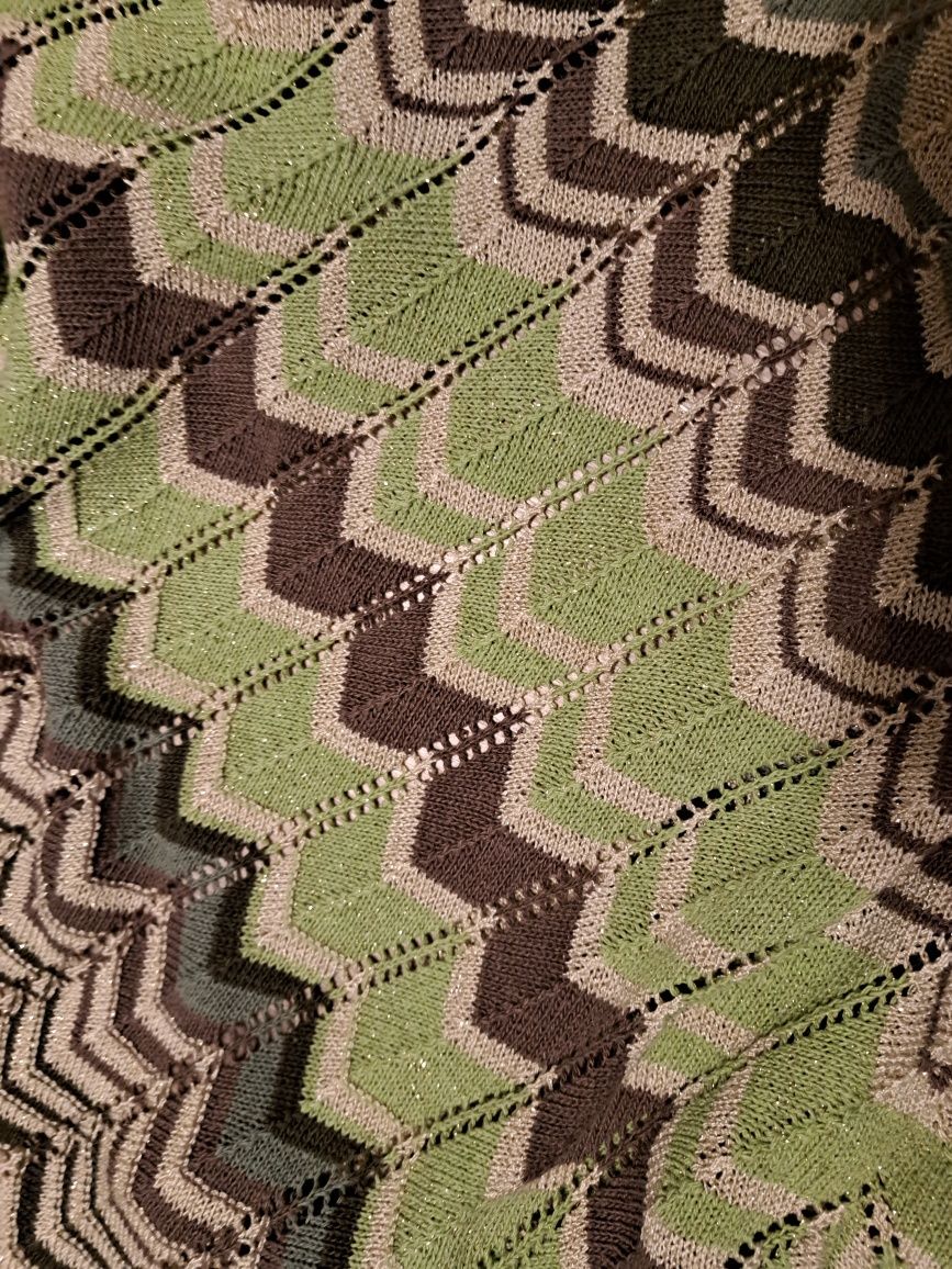 Sweter kolorowy narzutka