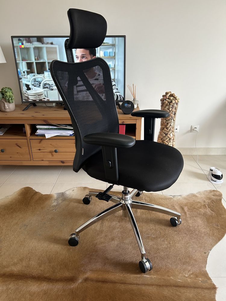 Cadeira Ergonómica Sihoo M18 Classic – Apoio lombar e cervical