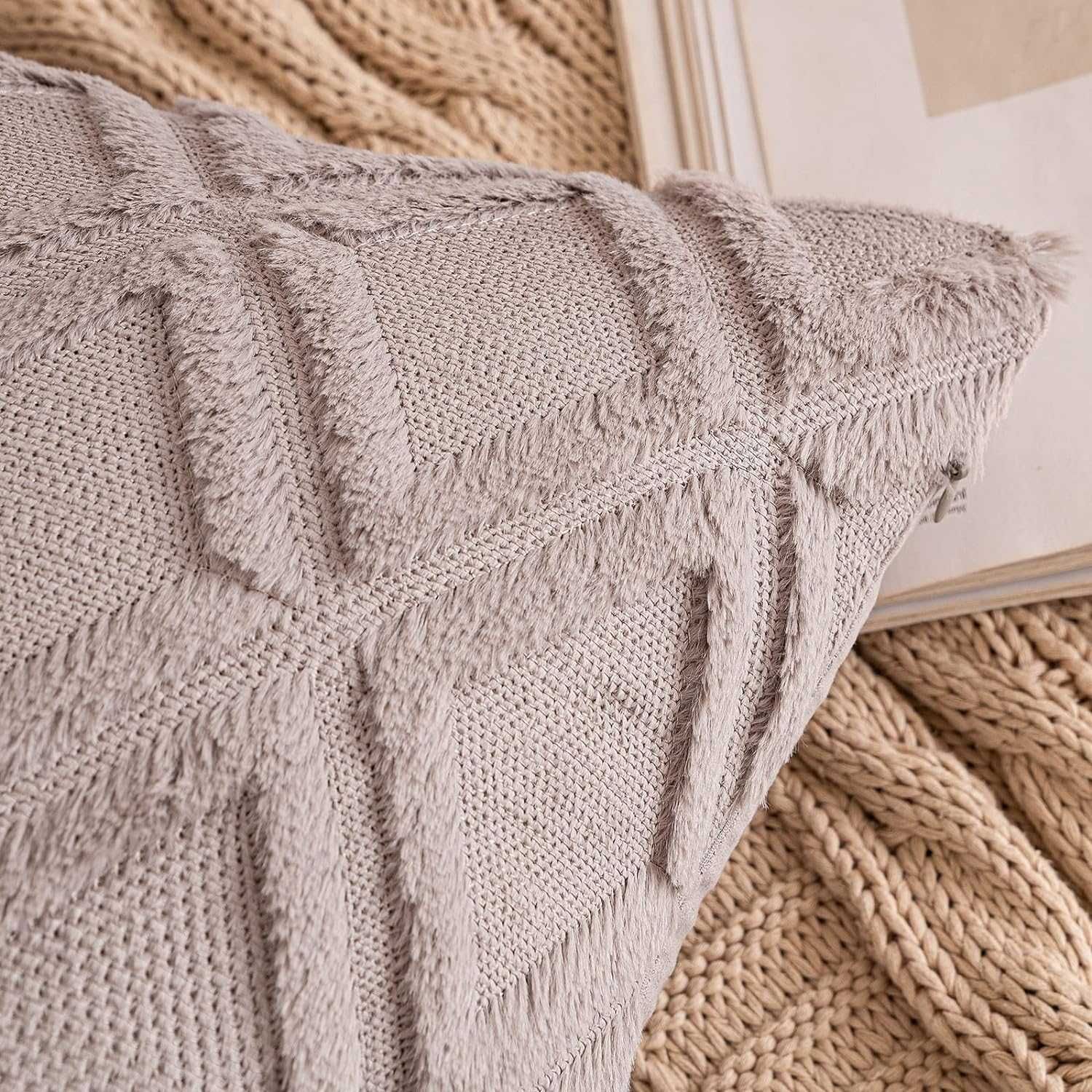 Nowe poszewki / poszewka / 2szt / 40x40cm / piaskowe !1367!
