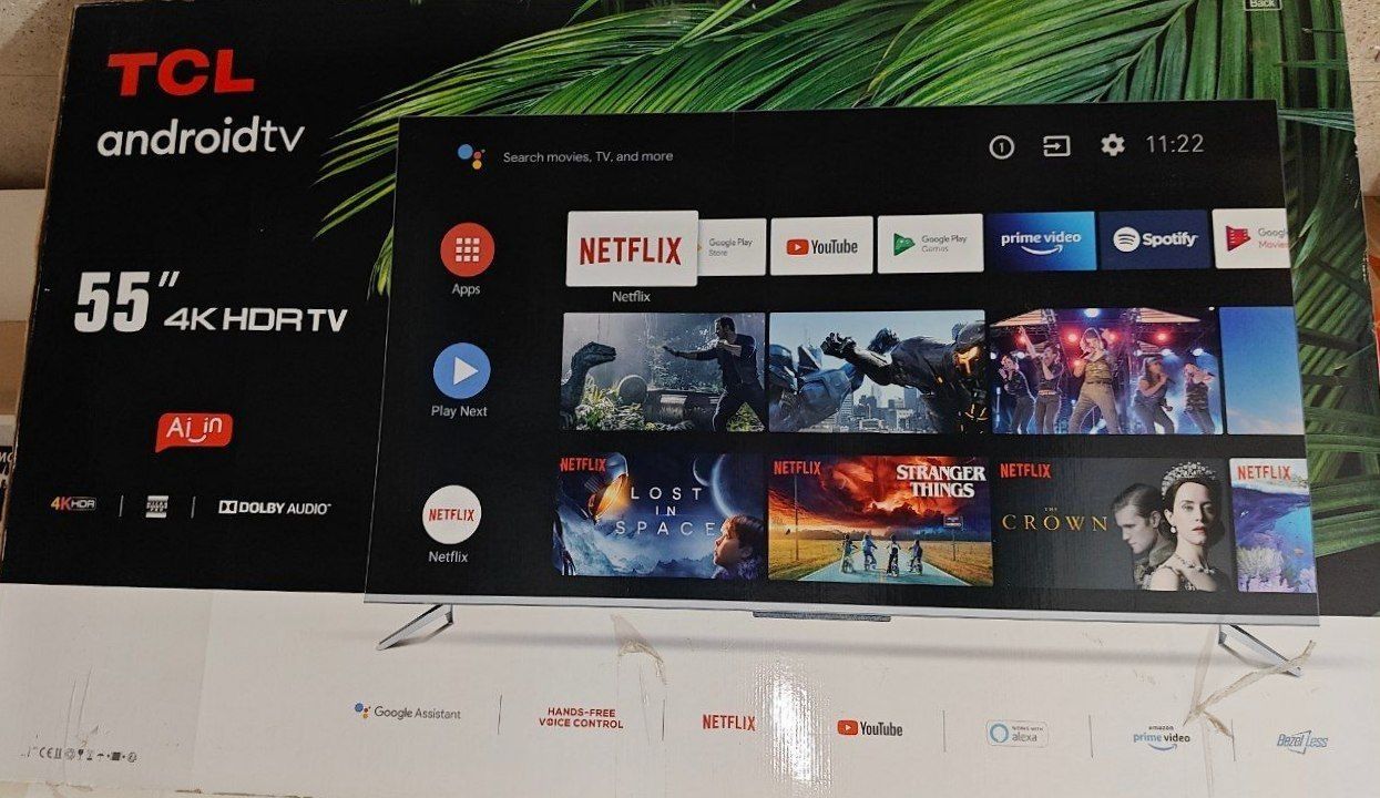 Телевизор в идеальном состоянии TCL android tv 50p715