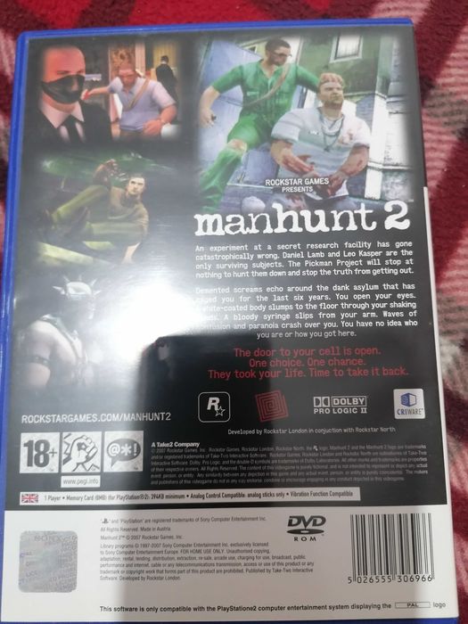 Manhunt 2 PS2   Jogo