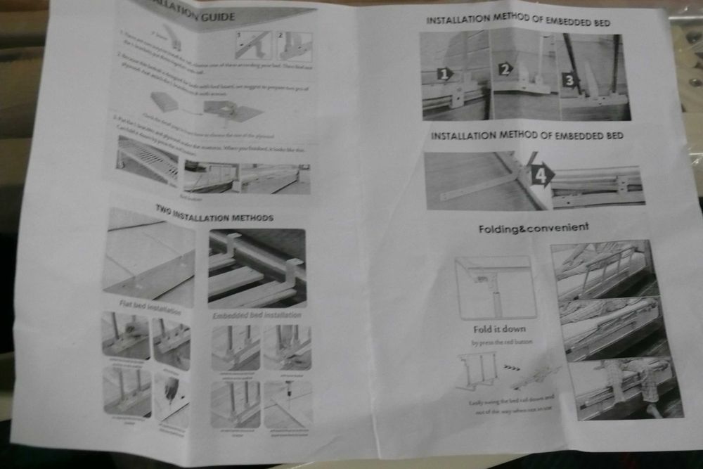 Barra de Apoio Dobrável para cama