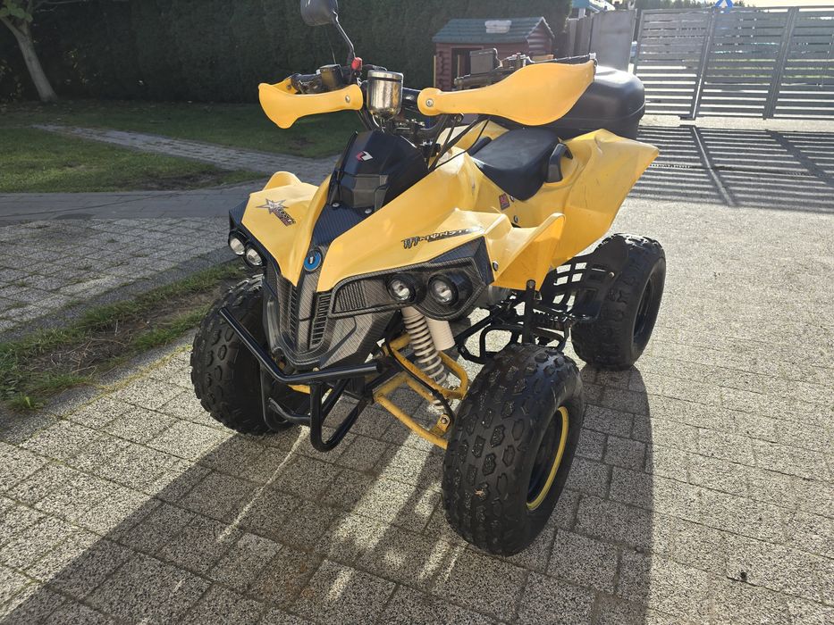 Quad 125 biegi 3+1, duża rama XL koła 8cali