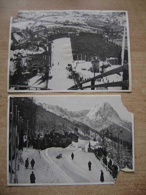 Starocie z PRL SPORT = Olimpiada 1936r Berlin 14 obrazków uszkodzonych