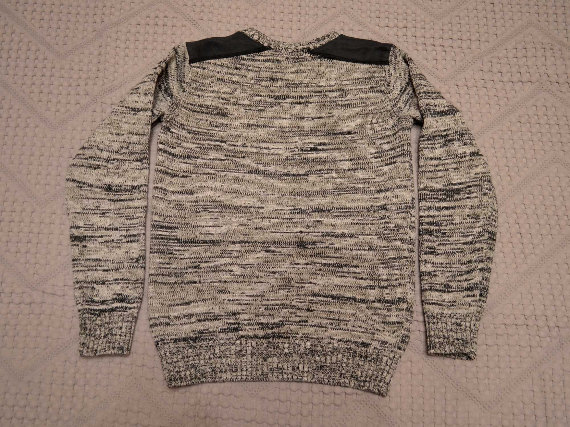 Стильний меланжевий светр, джемпер H&M р.134-140