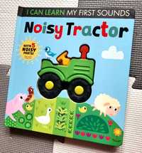 Noisy Tractor I Can Learn My First Sounds książka dźwiękowa sensoryka