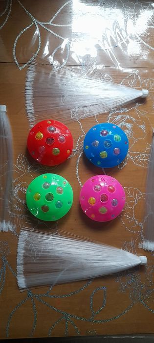 Цветной светодиодный оптоволоконный светильник, ночник