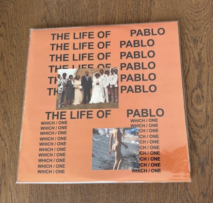 Kanye West Life of Pablo Vinil Limitado Cor de Laranja