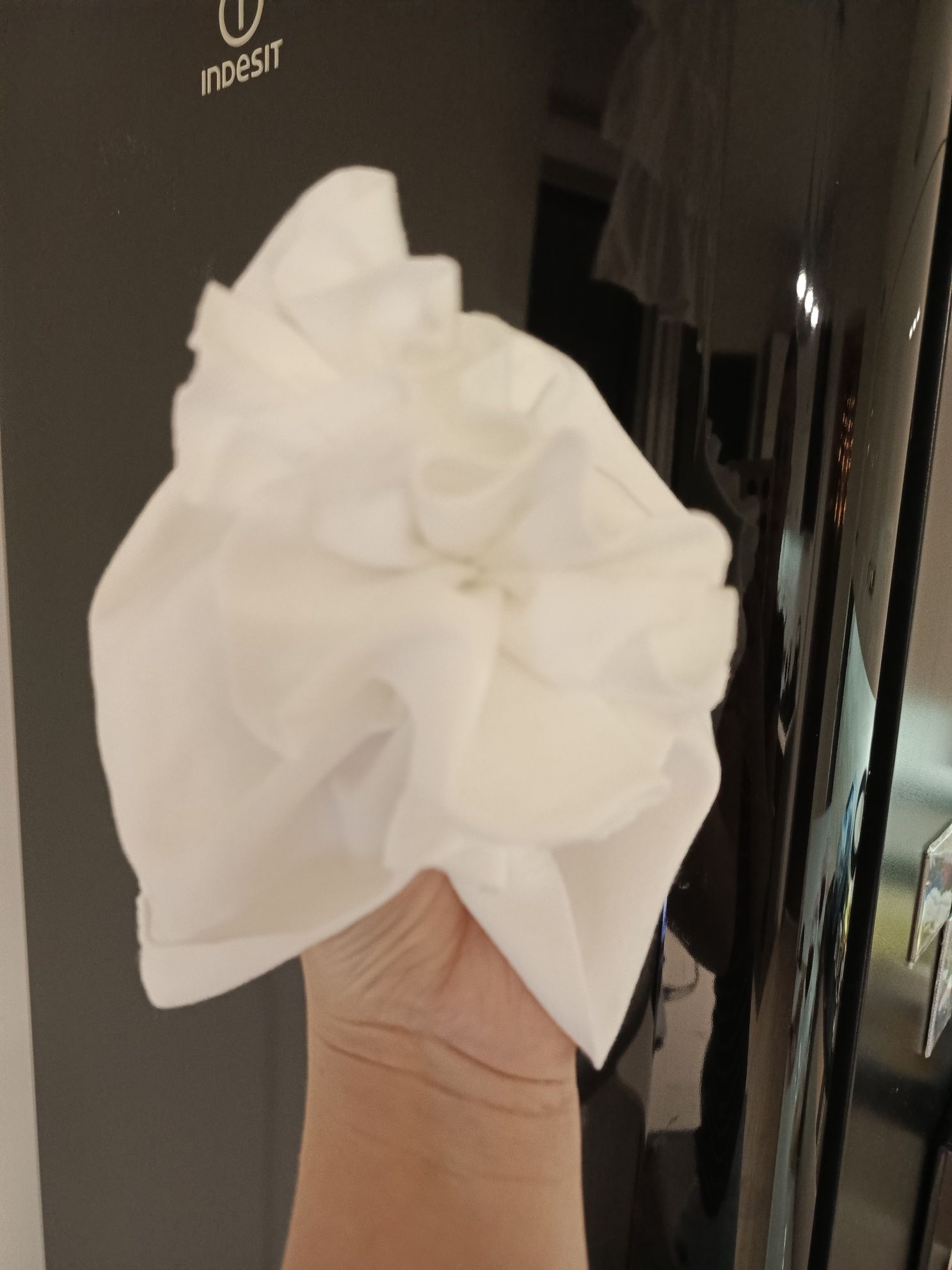 Czapka turban biała chrzest i inne bielutka 40/42. Nowa