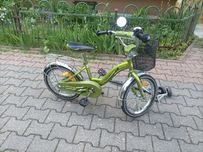 Rower dziecięcy Tomabike 16" + prowadnik idodatkowe kółka do nauki