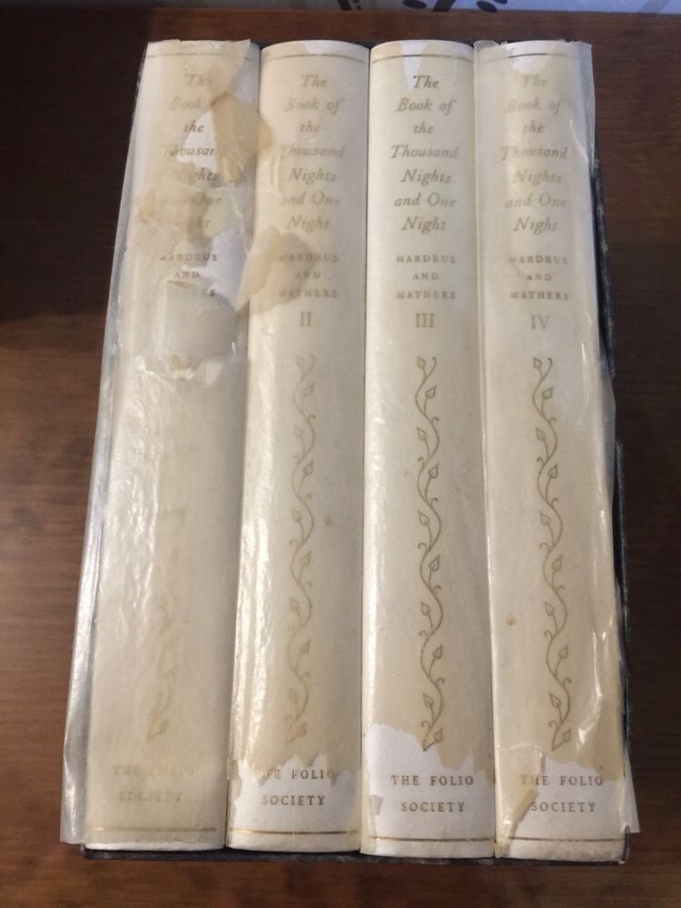 The Book of the Thousand Nights and one Night 1958 - 4 volumes RARO